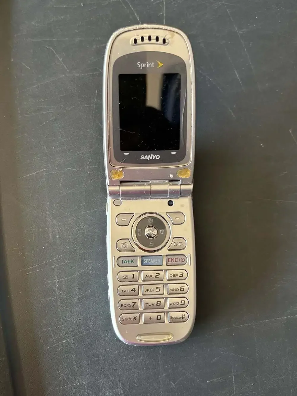Sanyo SCP-8100 Sprint Flip Phone Vintage Cell Phone